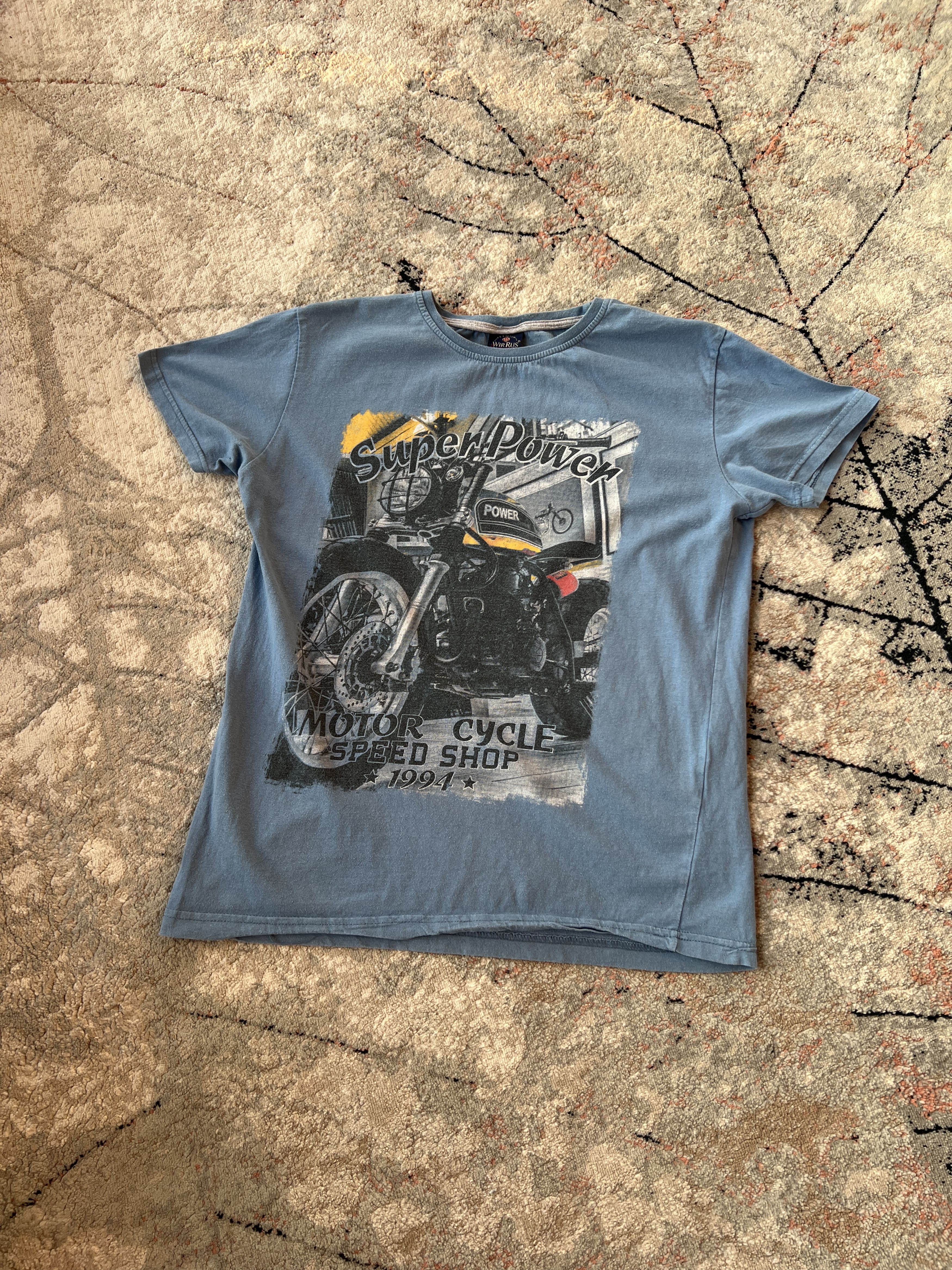 Vintage Super Power Motor Cycle 1994 Tee Size US M / EU 48-50 / 2 - 1 Thumbnail