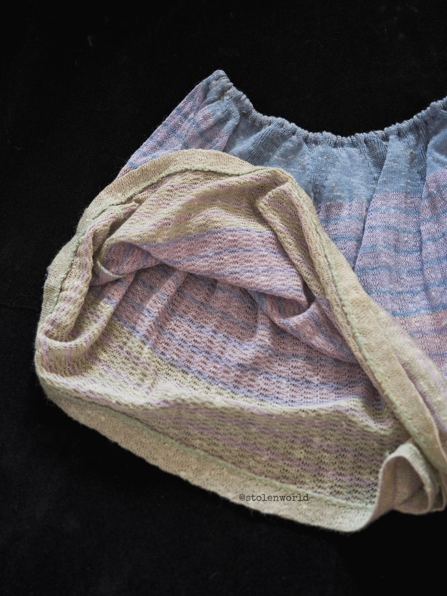 Issey Miyake Issey Miyake 70s Silk-Linen Ombre 2-Way Knit Dress Size M / US 6-8 / IT 42-44 - 5 Thumbnail