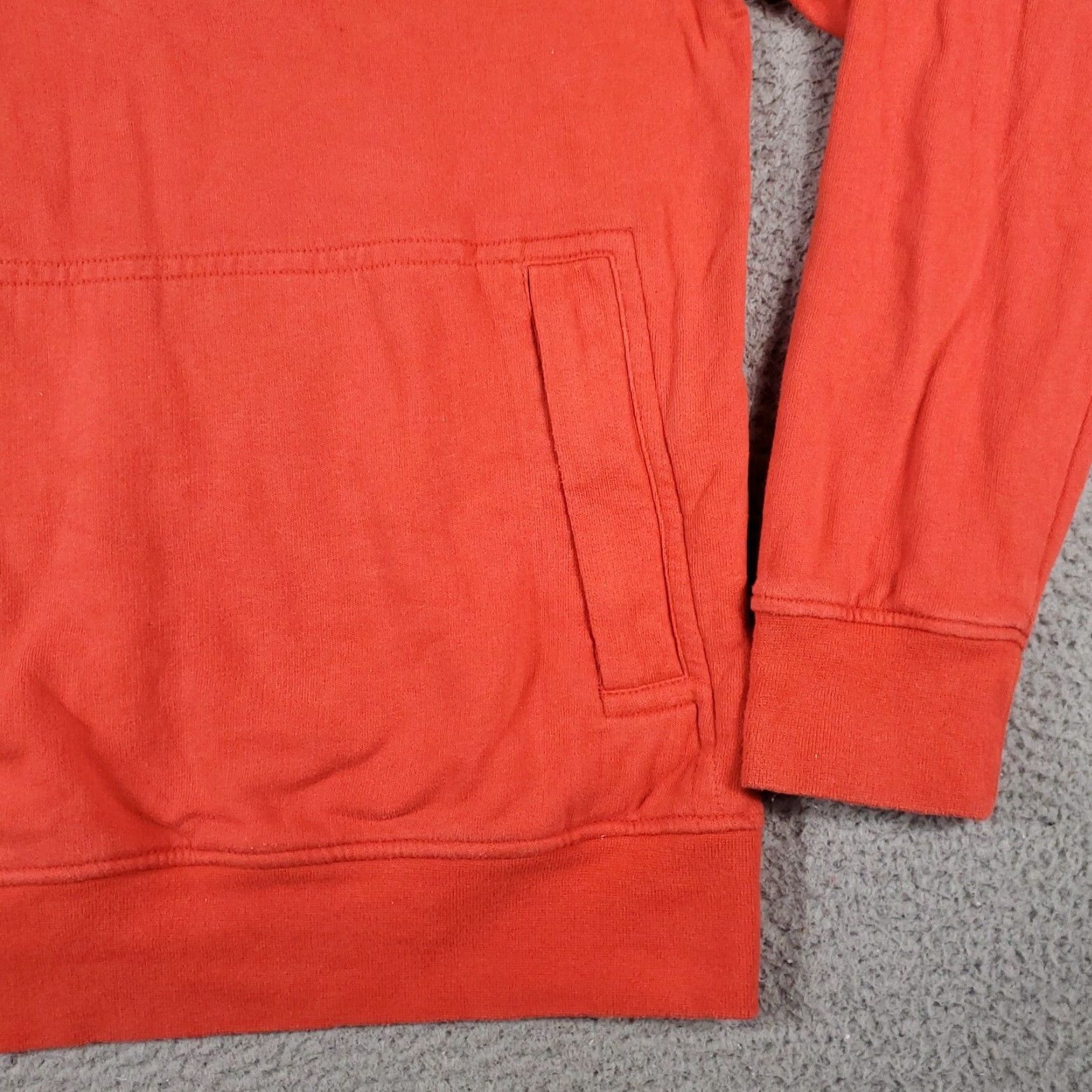 American Eagle Outfitters American Eagle Mens Large Orange Quarter Zip Pullover Sweatshirt Size US L / EU 52-54 / 3 - 5 Thumbnail