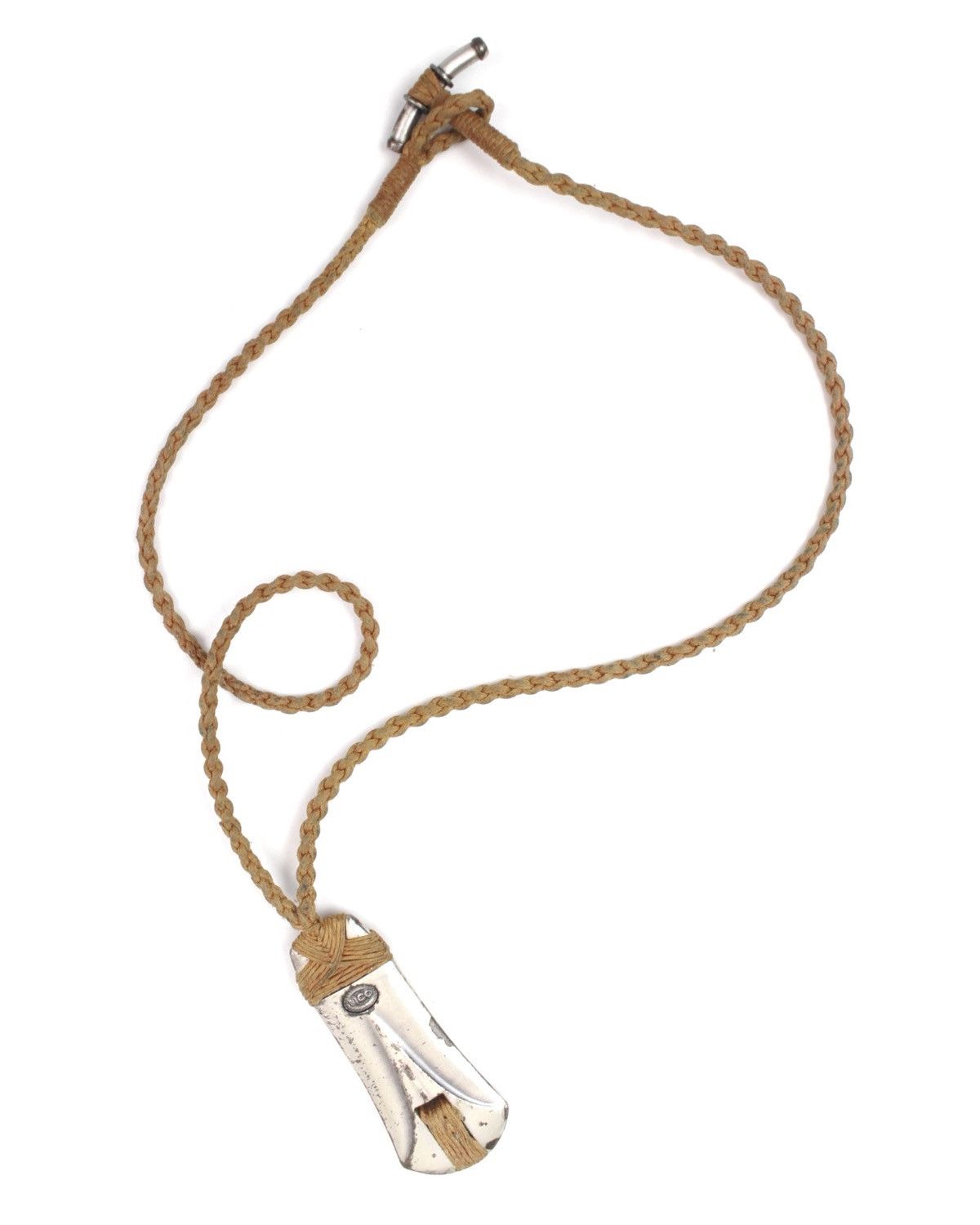 If Six Was Nine 2000S BICO TOKI MANA MAORI TRIBAL PEWTER PENDANT NECKLACE Size ONE SIZE - 5 Thumbnail