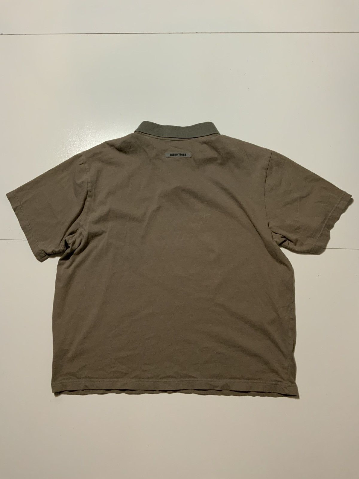 Fear of God Fear Of God Essentials Desert Taupe Reflective Polo Shirt Size US S / EU 44-46 / 1 - 3 Thumbnail
