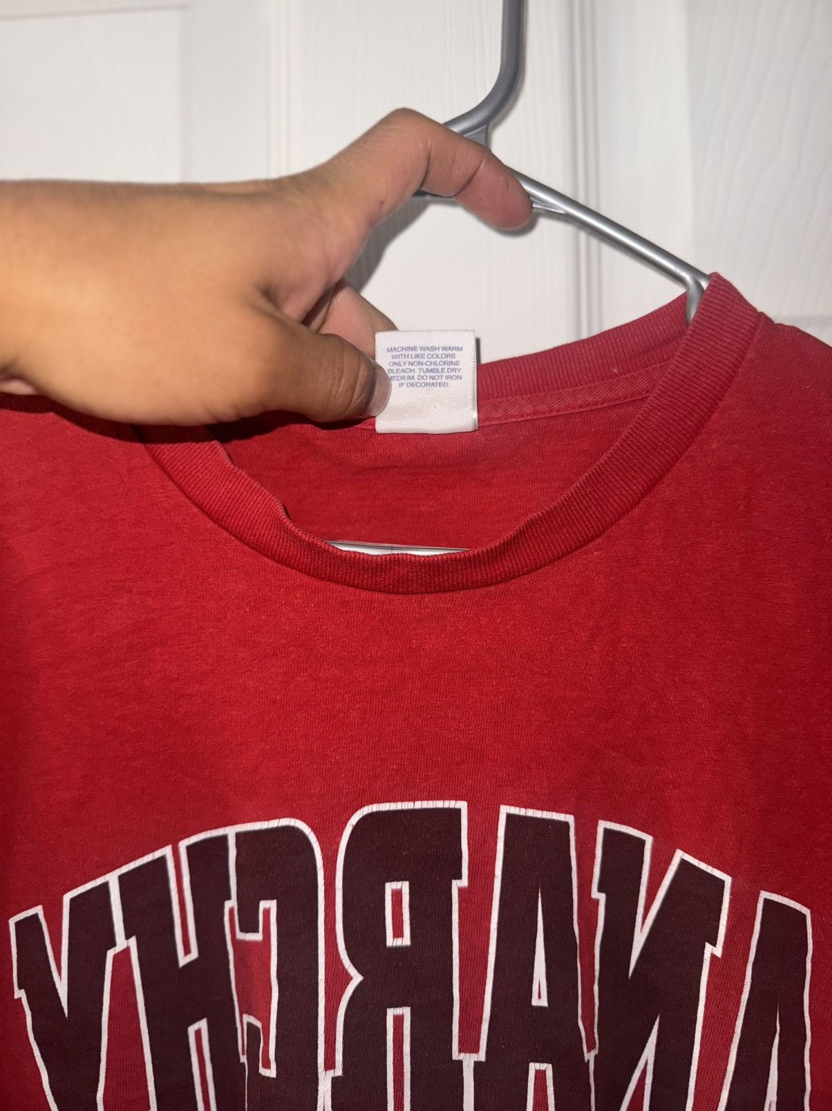 Supreme Supreme anarchy tee Size US L / EU 52-54 / 3 - 5 Thumbnail