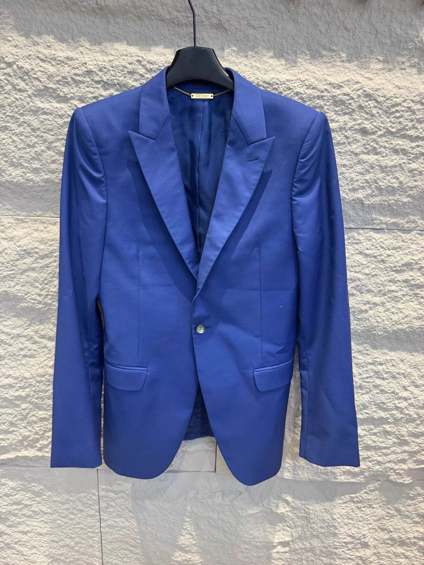 Alexander McQueen Alexander McQueen Wool Blazer Blue 48 99 New Size US M / EU 48-50 / 2 - 1 Thumbnail