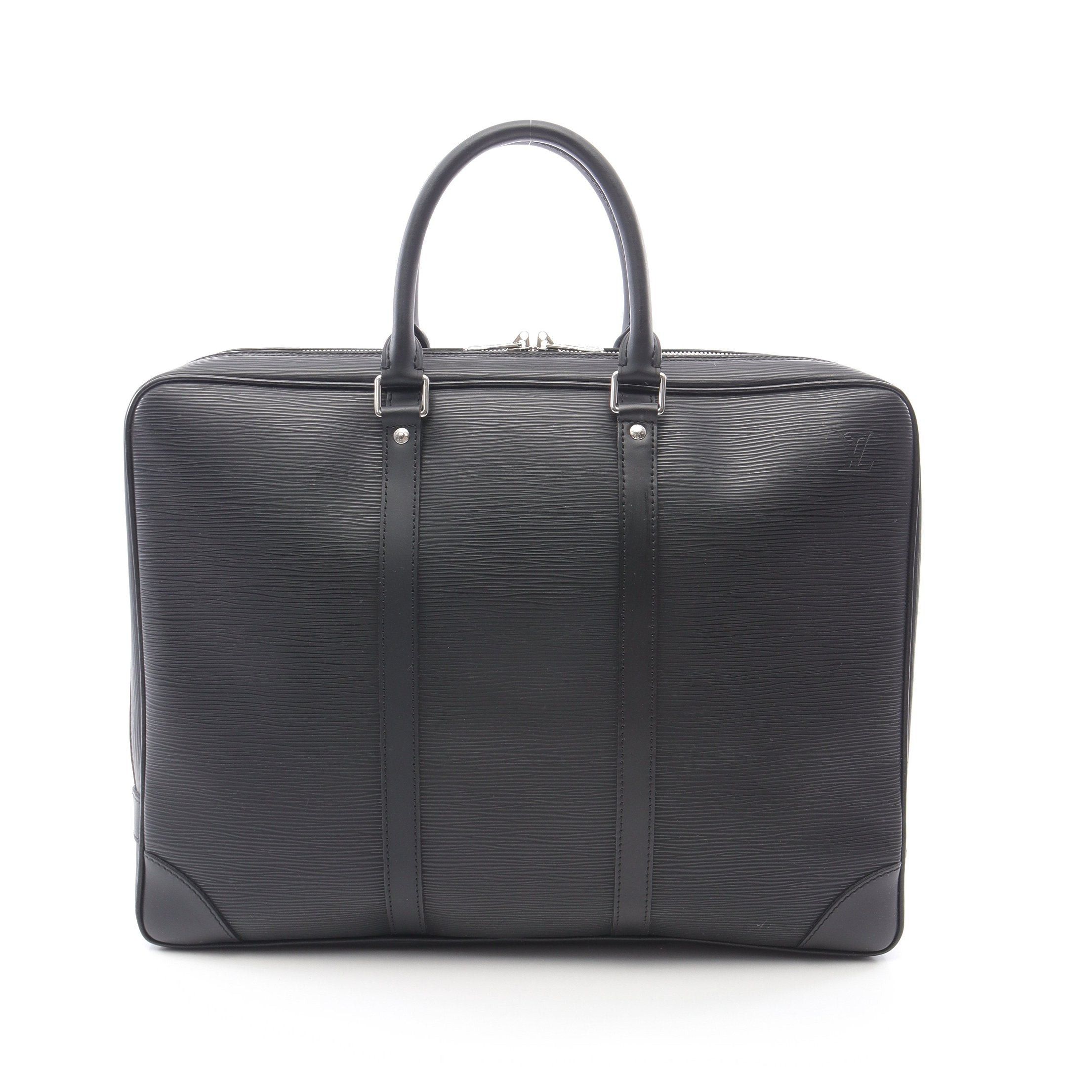 Louis Vuitton Louis Vuitton Porte Document Voyage Epi Noir Business Bag Briefcase Leather Black Size ONE SIZE - 1 Thumbnail