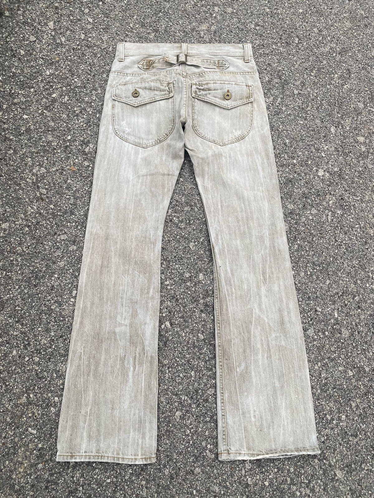 If Six Was Nine ANTI LABEL JEAN Vintage Lowrise Flare Size US 30 / EU 46 - 3 Thumbnail