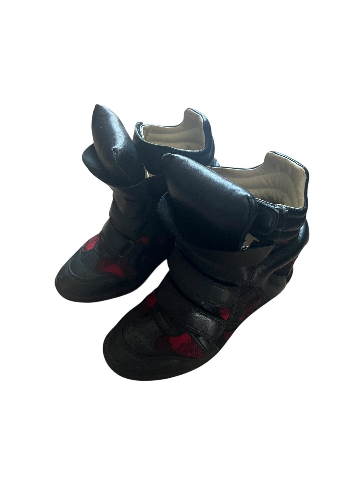 Isabel Marant Isabel Marant bekett black red very rare leather archive Size US 6 / IT 36 - 3 Thumbnail