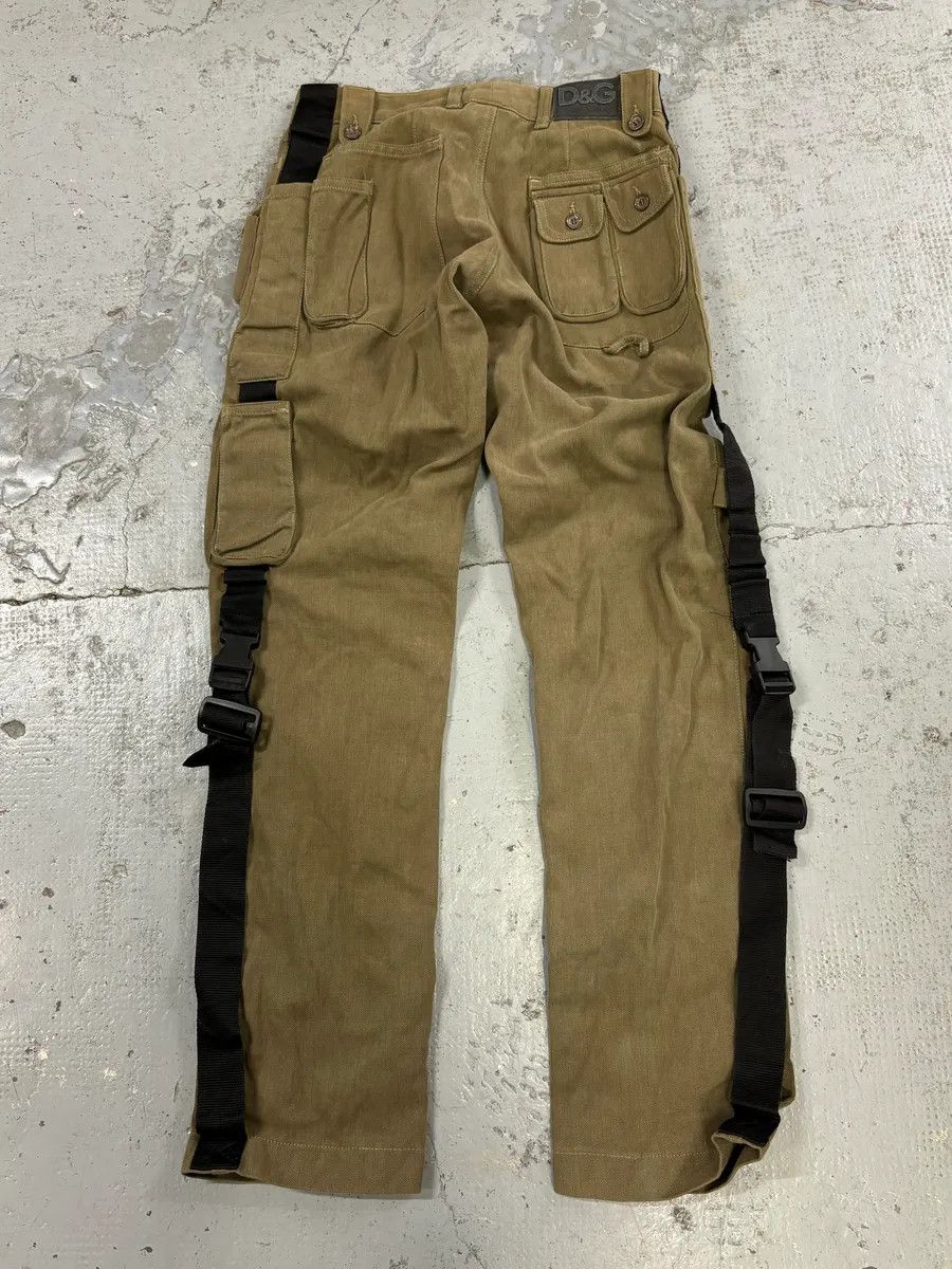 Dolce & Gabbana AW2003 Dolce & Gabbana Khaki Cargo Bondage Pants Size US 30 / EU 46 - 5 Thumbnail