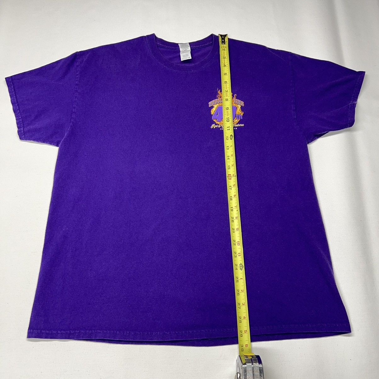Gildan × Vintage VTG Car Tee Shirt Purple Hot Rod Classic Custom Auto Graphic Size US XL / EU 56 / 4 - 15 Thumbnail