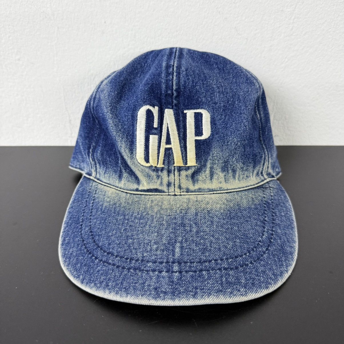 Gap 90s GAP Vintage Denim Logo Cap Size ONE SIZE - 2 Thumbnail