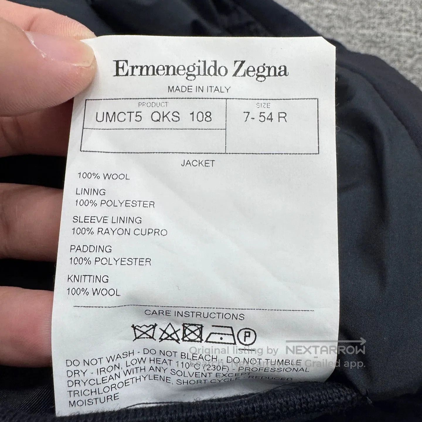 Ermenegildo Zegna Black Lightweight Button-Front Jacket. Size US M / EU 48-50 / 2 - 4 Thumbnail