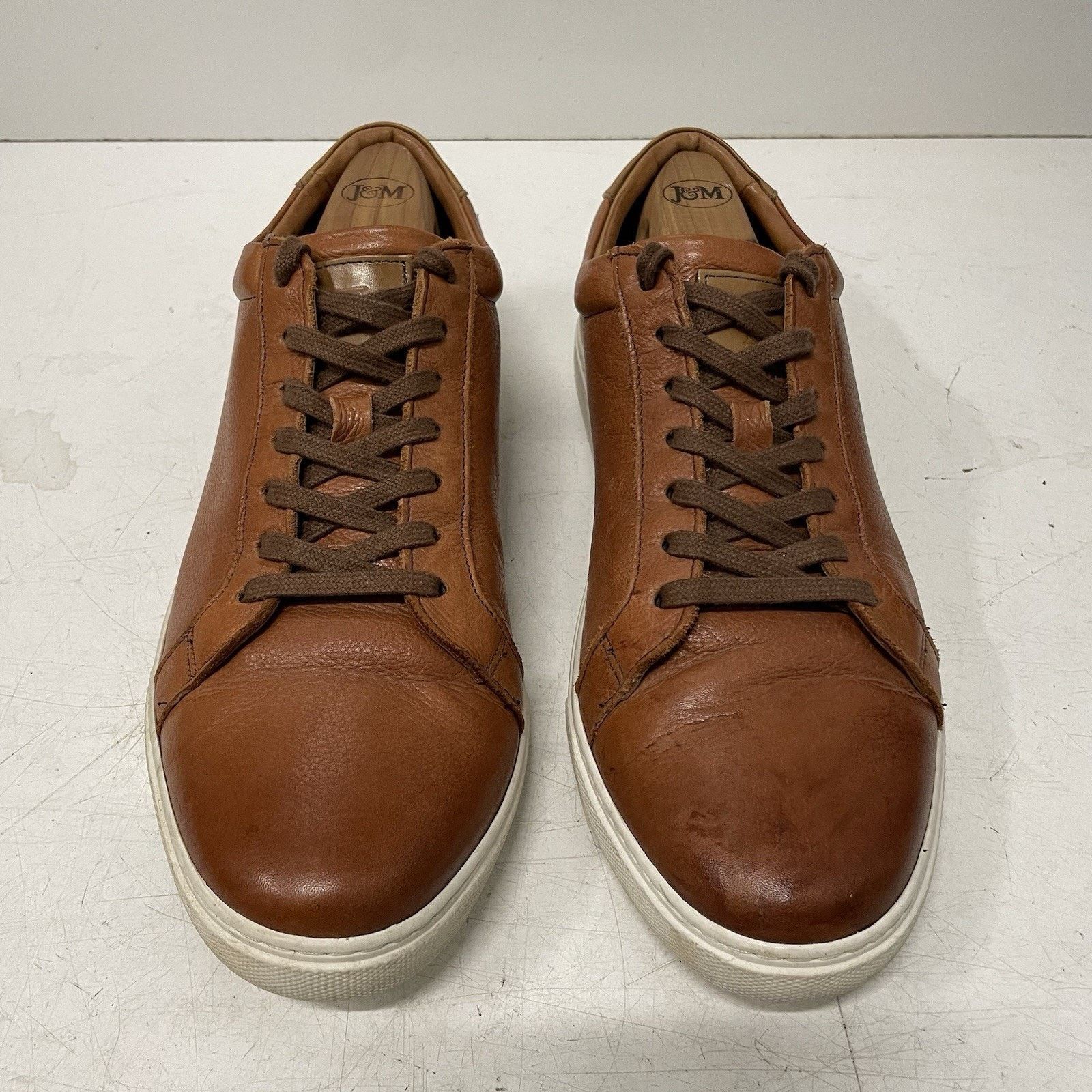 Allen Edmonds Allen Edmonds Courtside Sneakers Men’s Sz 10.5 Brown Leather Size US 10.5 / EU 43-44 - 3 Thumbnail