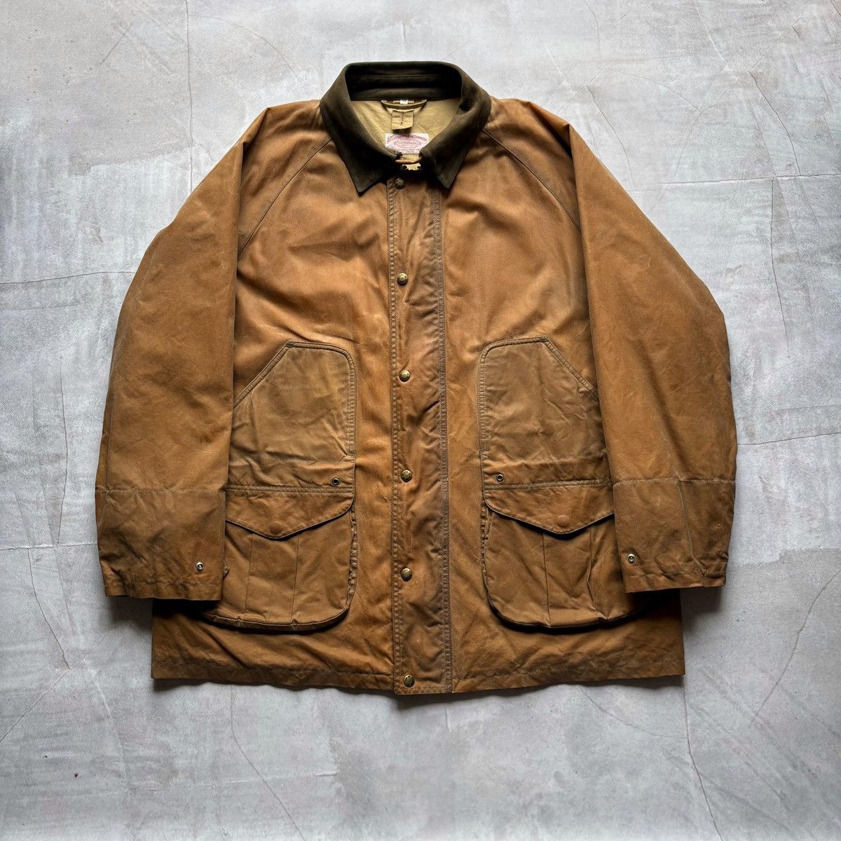 Filson vintage Filson Waxed Jacket USA Cover Cloth Field Tan worker Size US XL / EU 56 / 4 - 1 Thumbnail