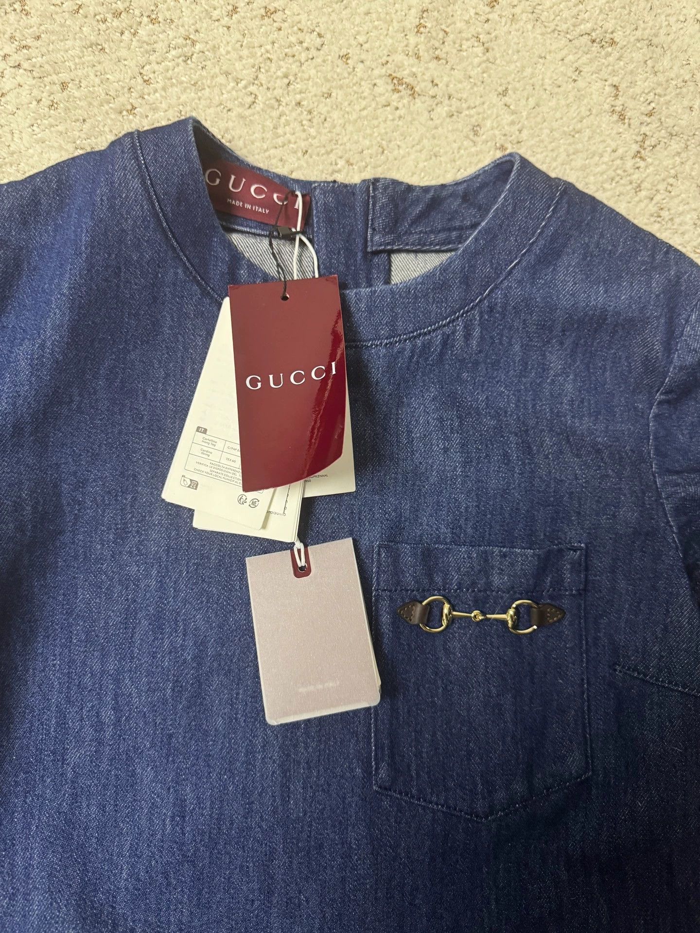 Gucci Gucci New Denim Skirt 42 (new with tags) Size M / US 6-8 / IT 42-44 - 2 Thumbnail