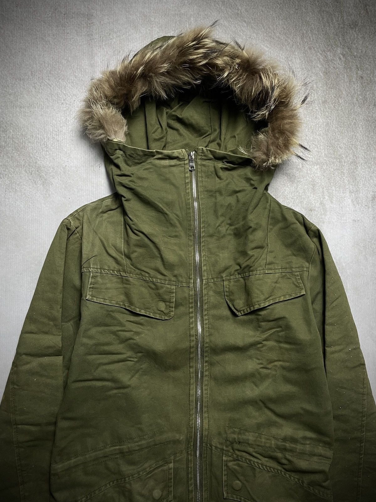 If Six Was Nine 2000’s SHEYA - Apocalypse Style Fur Parka Jacket Size US L / EU 52-54 / 3 - 8 Thumbnail
