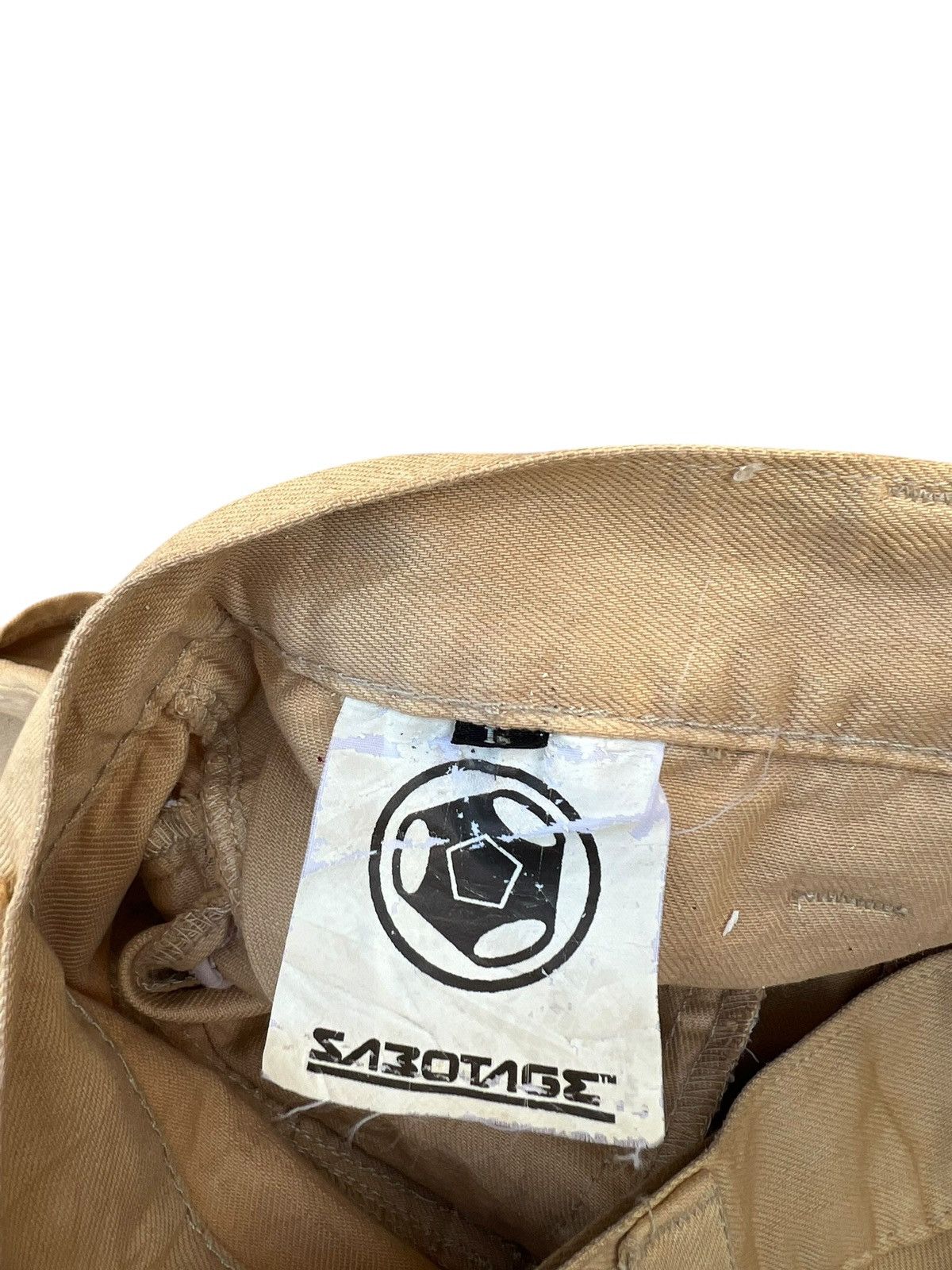 Japanese Brand Vintage SABOTAGE Japan Fade Dirty Distressed Pant Size US 31 - 18 Thumbnail