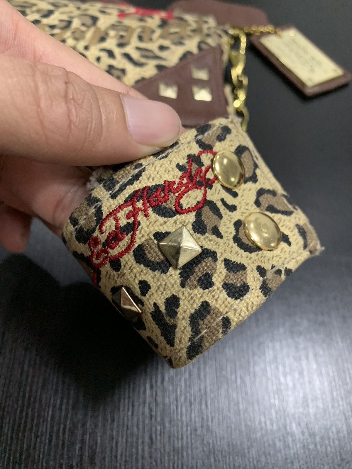 Ed Hardy Ed Hardy Clutches Love Eternal Leopard Print Size ONE SIZE - 4 Thumbnail