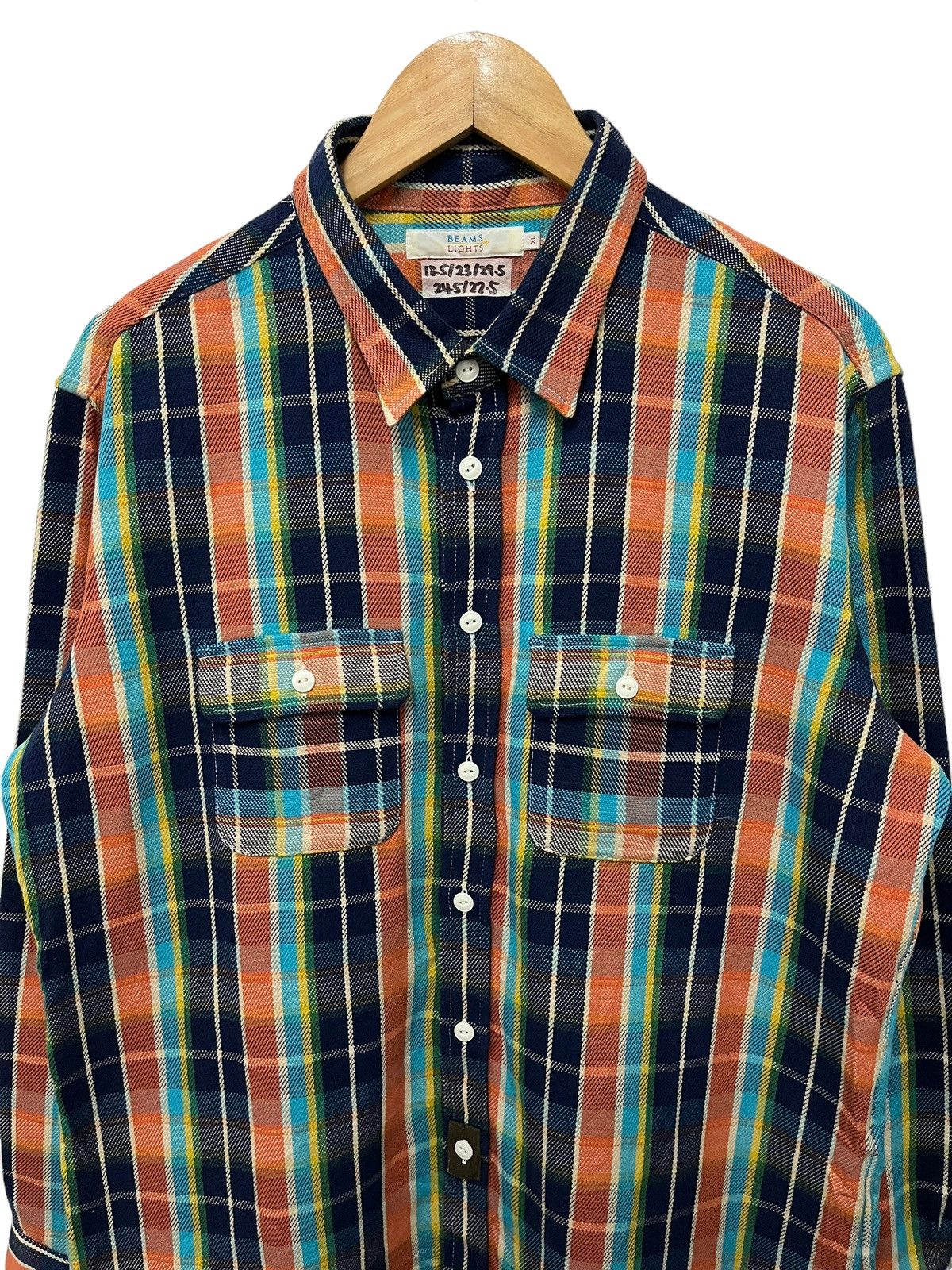 Beams Plus × Japanese Brand Beams Lights heavyweight flannel shirt Size XL / US 12-14 / IT 48-50 - 2 Thumbnail