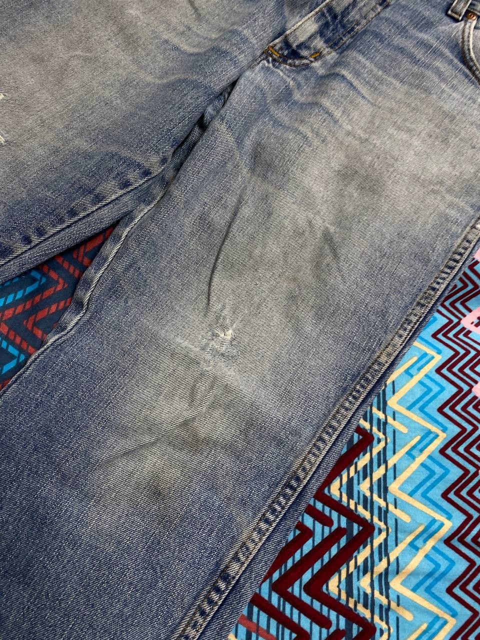 Vintage × Wrangler VINTAGE 90 WRANGLER MUDDY WASH STYLE DENIM Size US 34 / EU 50 - 10 Thumbnail