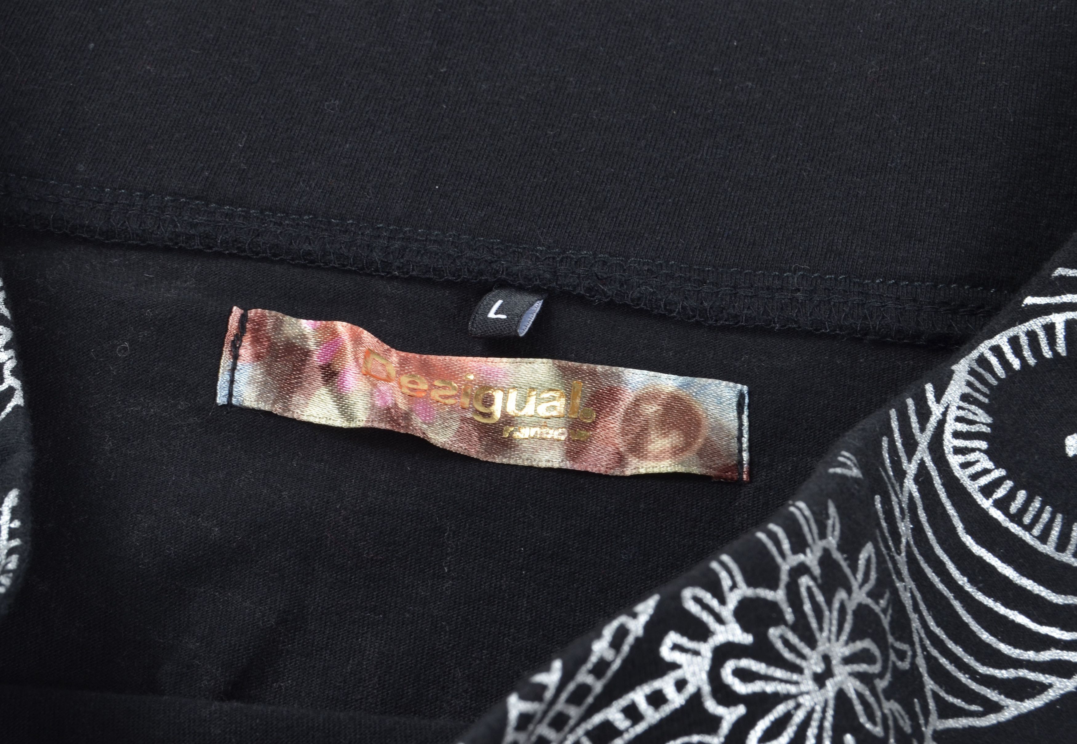 Desigual Vintage Desigual Y2k Graphic Print Boho A-Line Skirt Size 31" - 5 Thumbnail