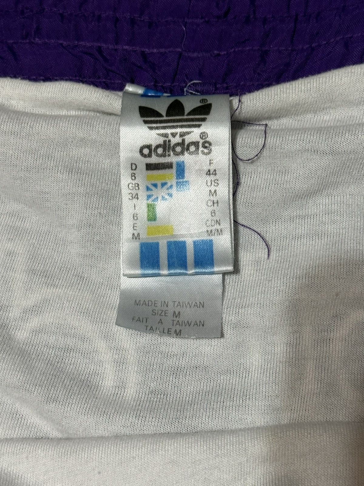 Adidas Vintage 80s Adidas Shorts Purple Medium Size US 38 / EU 54 - 6 Thumbnail