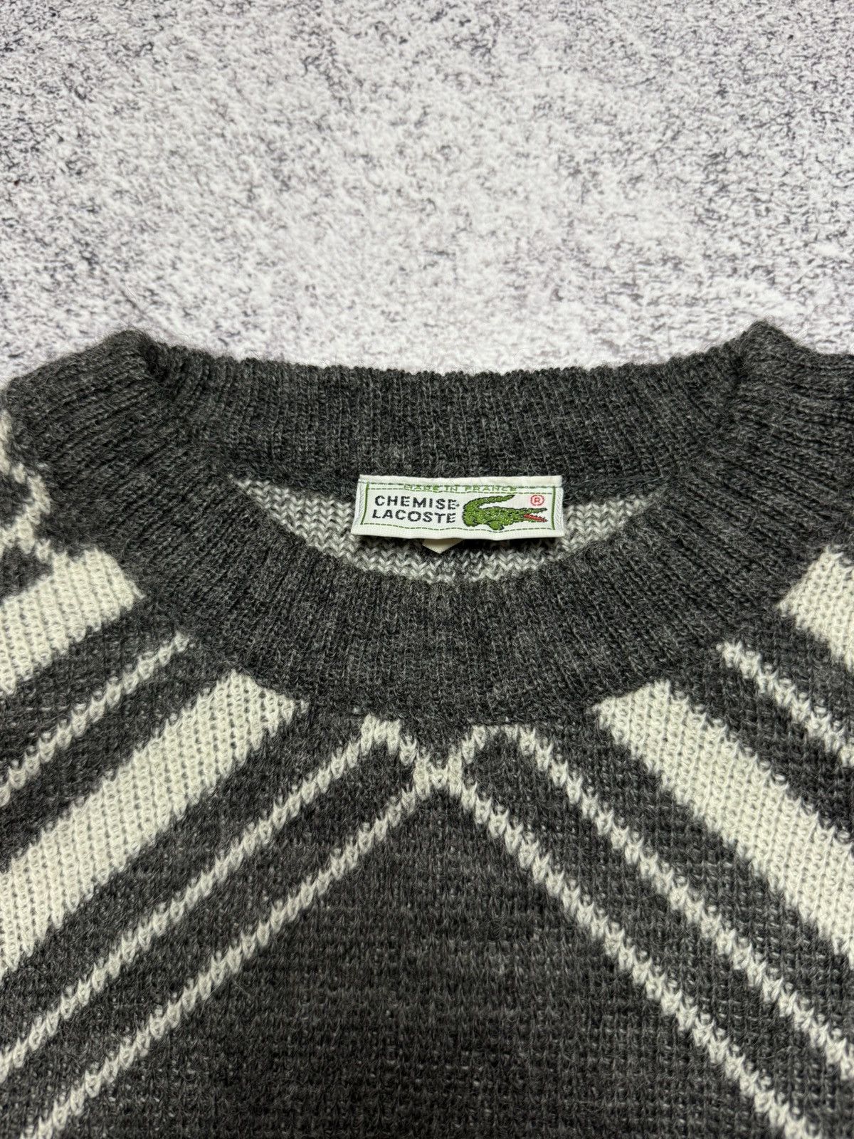 Lacoste Vintage 90s Lacoste Sweater France Rare Wool Knit Y2k Style Size US XL / EU 56 / 4 - 9 Thumbnail