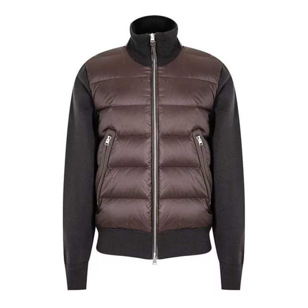 Tom Ford o1r1s1ebx0725 Down Front Zip Up Jackets in Chocolate Brown Size US L / EU 52-54 / 3 - 1 Thumbnail