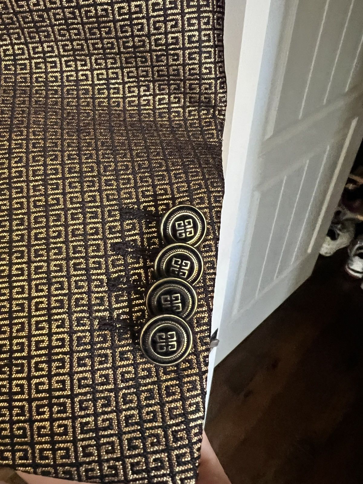 Givenchy Givenchy Jacquard Blazer Size 48S - 4 Thumbnail