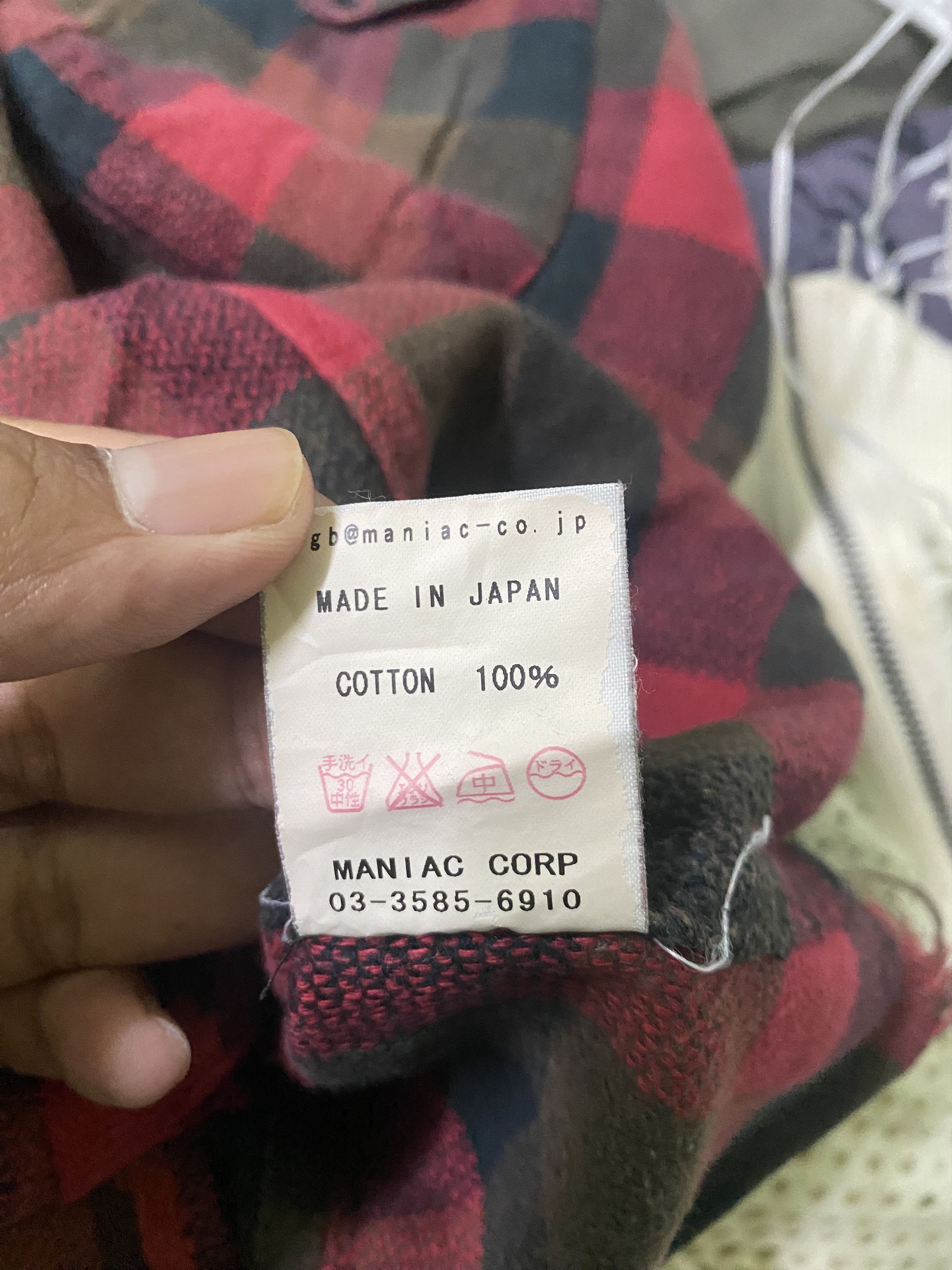 Le Grande Bleu (L.G.B.) checked flannel Size XS / US 0-2 / IT 36-38 - 9 Thumbnail