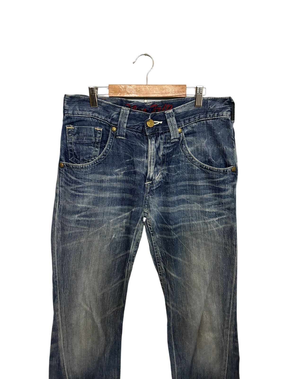 Edwin × If Six Was Nine × Japanese Brand Vintage Edwin Blue Trip Flare Jeans Size US 32 / EU 48 - 3 Thumbnail