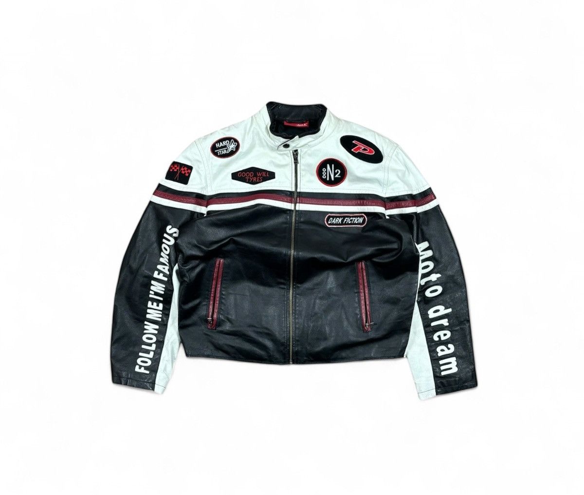 Other Vintage Racing Leather Jacket Size US XL / EU 56 / 4 - 1 Thumbnail