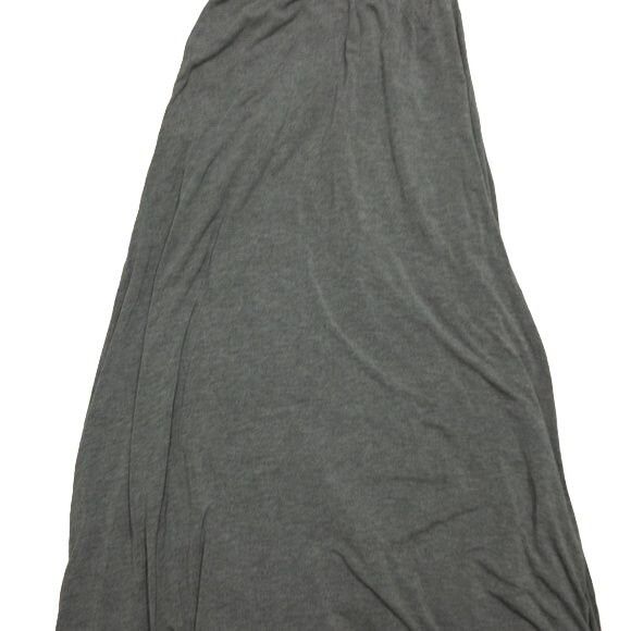 Other Bobeau Heather Grey Maxi Skirt Side Slits Size 27" / US 4 / IT 40 - 7 Thumbnail