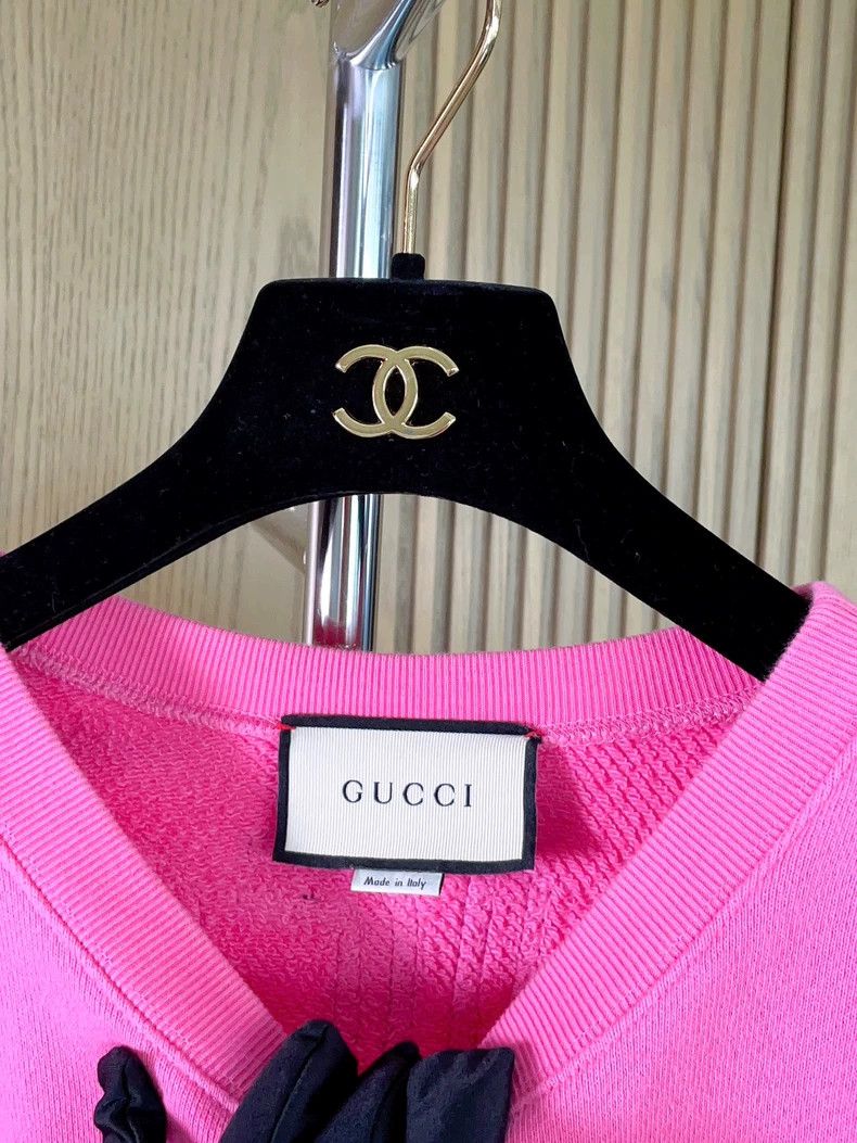 Gucci Gucci Rose pink Fadou Boston terrier rhinestone logo sweat Size S / US 4 / IT 40 - 7 Thumbnail