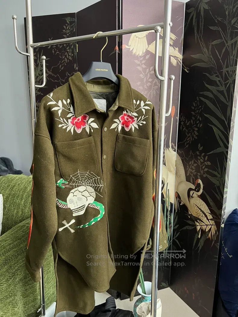 READYMADE Ready Made First generation flame embroidered jacket Size US S / EU 44-46 / 1 - 1 Thumbnail