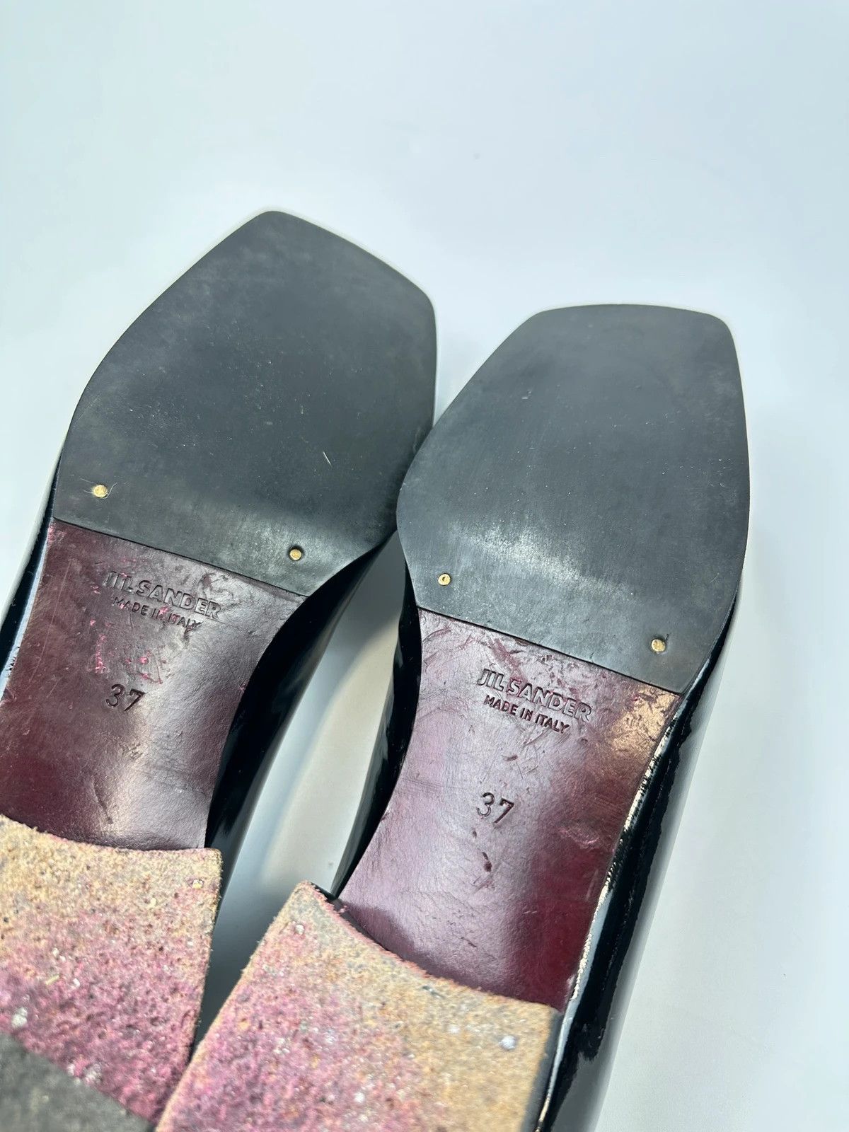 Jil Sander Jil Sander 00’s Black Shiny Patent Leather Loafer Size US 6 / IT 36 - 11 Thumbnail