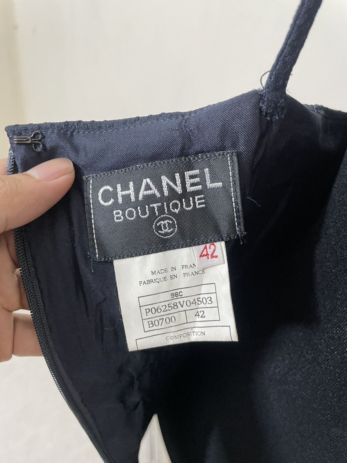Chanel Chanel Black Silk Sheer Maxi Slip V-Neck Dress Hysteric Loro Size M / US 6-8 / IT 42-44 - 8 Thumbnail