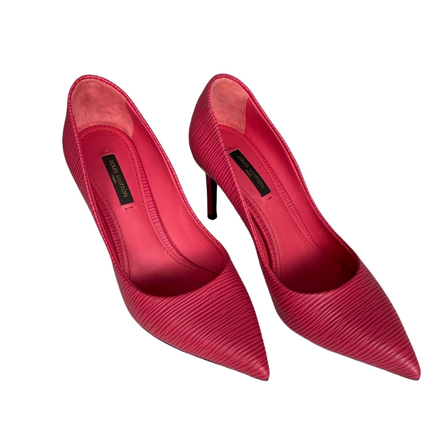 Louis Vuitton Louis Vuitton Epi Leather Pumps Pink Size 36 Size US 5 / IT 35 - 1 Thumbnail