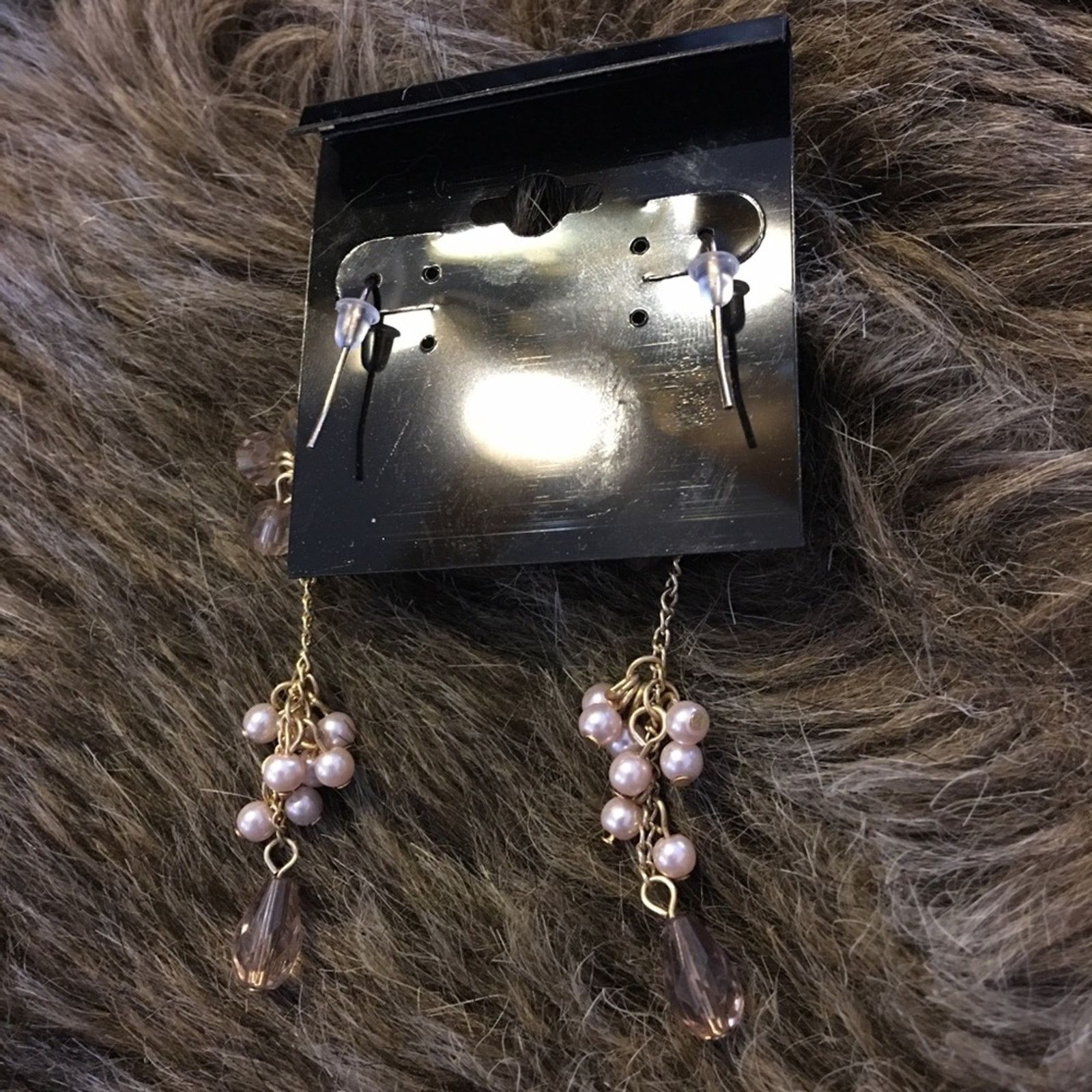 Vintage Vintage bead cluster long dangle earrings Size ONE SIZE - 4 Thumbnail