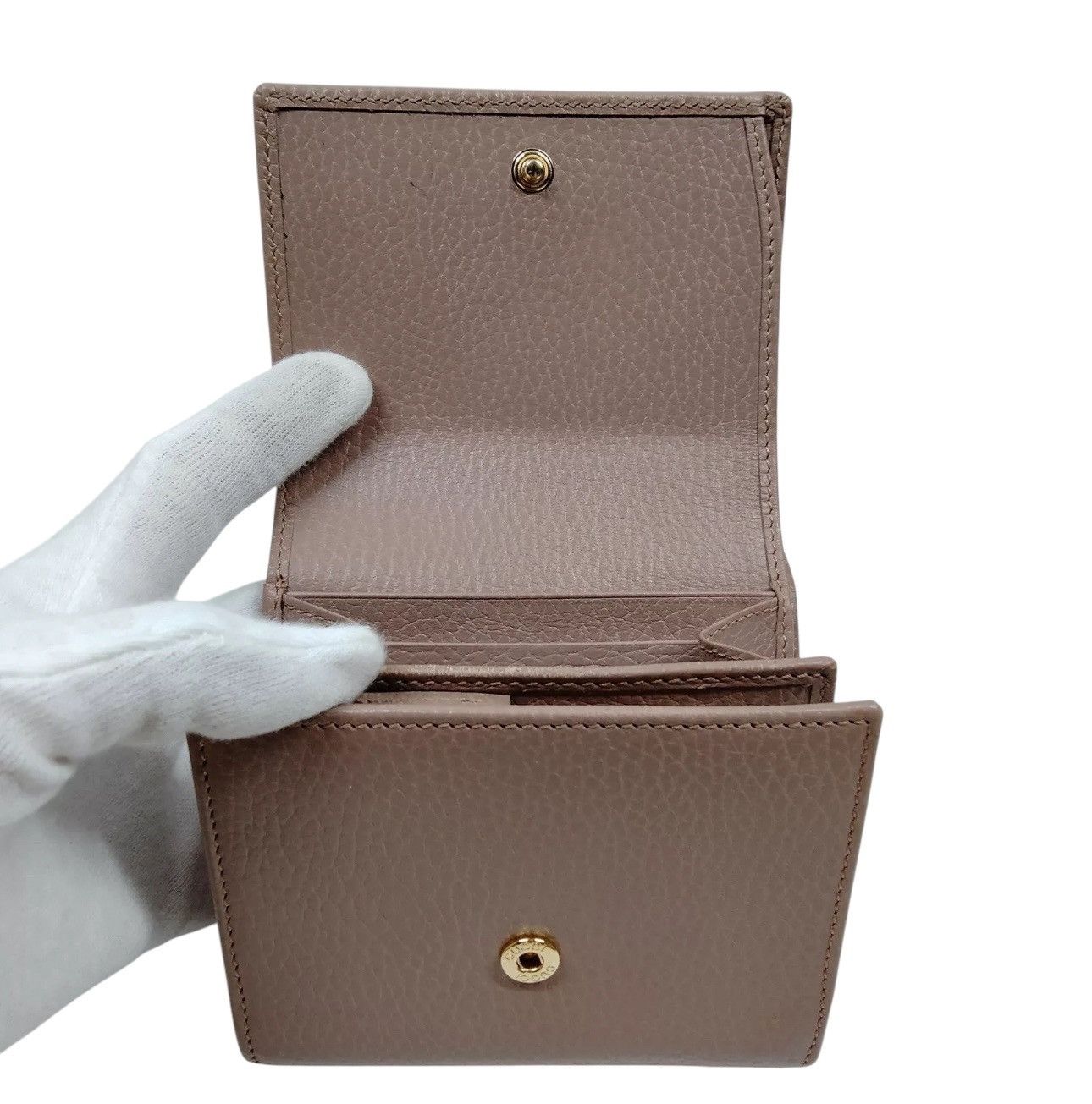 Gucci Gucci Marmont GG Tri-Gold Wallet Ebony Luxurious chic Size ONE SIZE - 5 Thumbnail