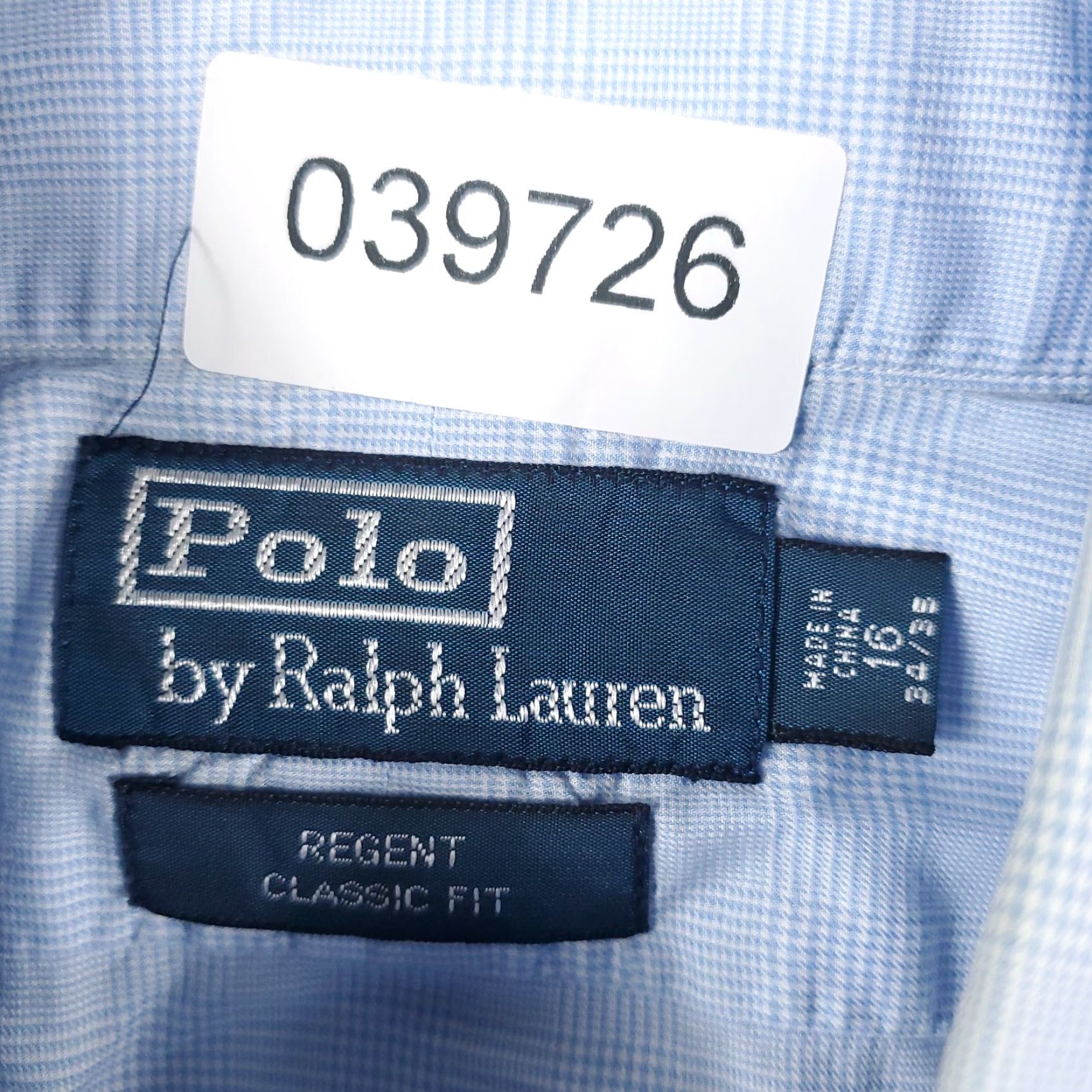 Ralph Lauren Ralph Lauren Dress Shirt Mens 16 Blue Long Sleeve Button Up Classic Cotton Size 42R - 7 Thumbnail