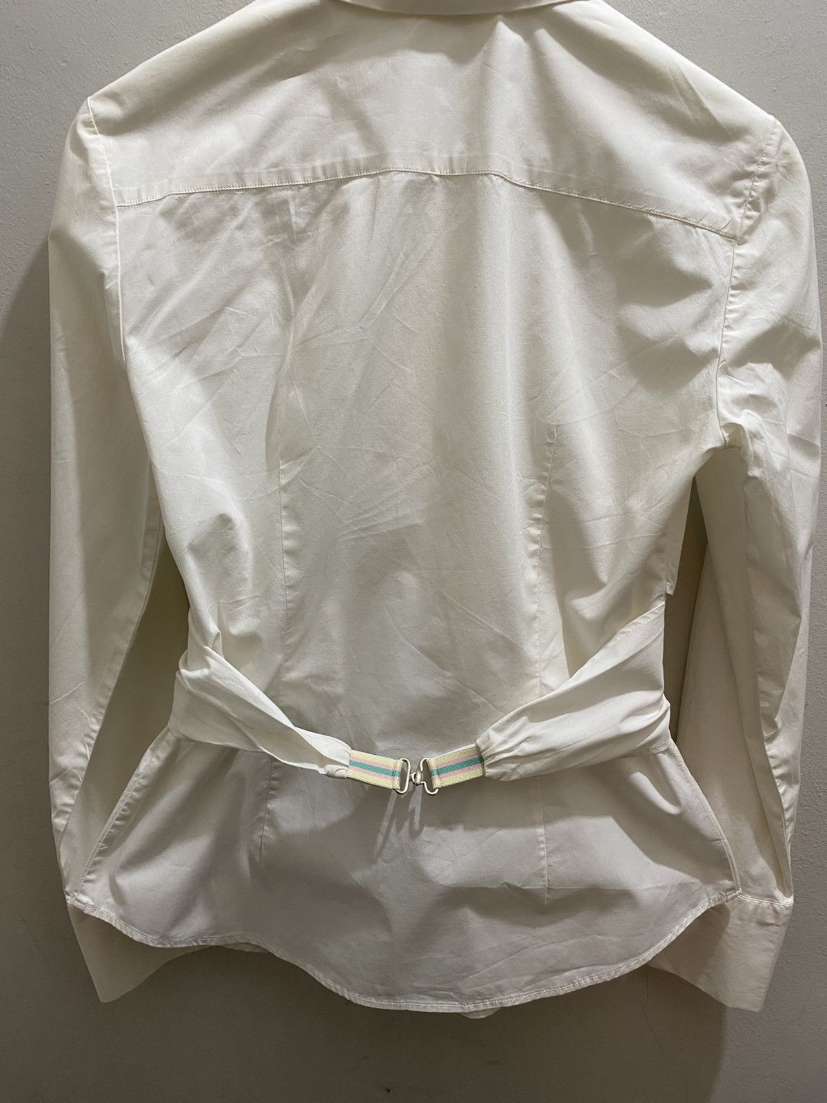 Marella MARELLA WHITE COTTON SHIRT Size M / US 6-8 / IT 42-44 - 5 Thumbnail