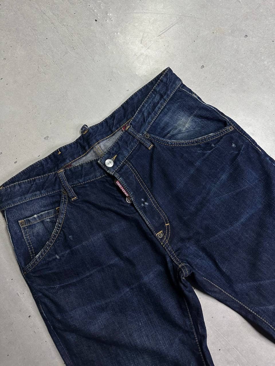 Dsquared2 Dsquared2 Dark Blue Denim Jeans Size 50 Italy Plaid Cuff Y2K Size US 34 / EU 50 - 10 Thumbnail