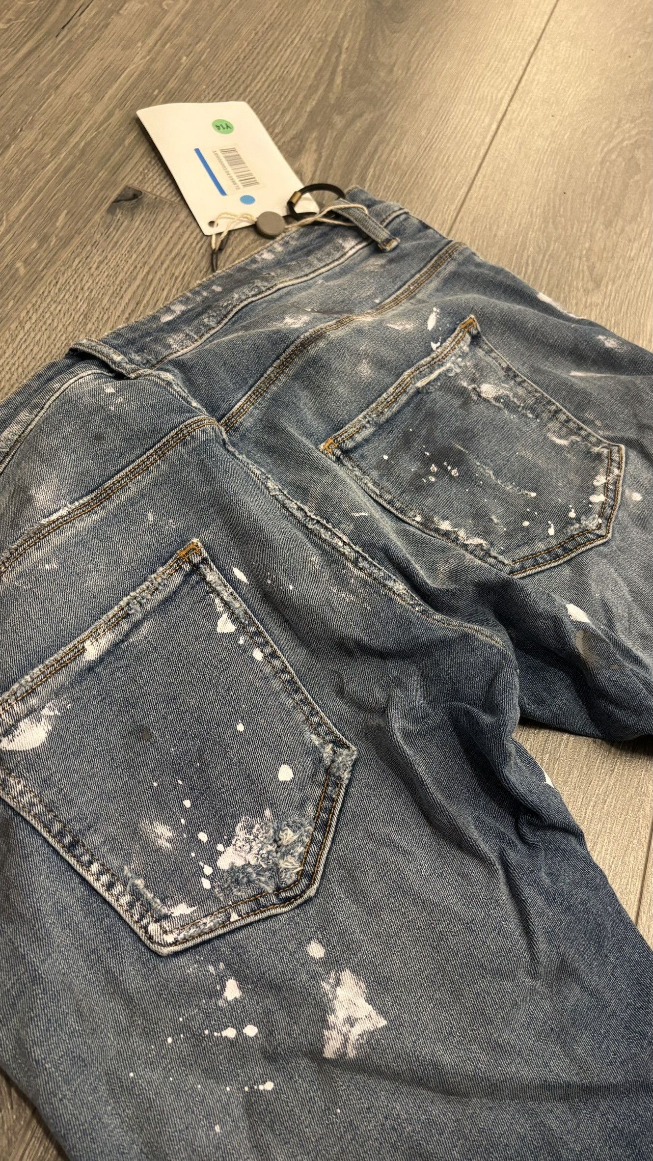 Ring Milano RING MILANO Paint Denim (Never Worn) Size US 32 / EU 48 - 3 Thumbnail