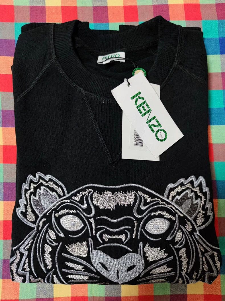 Kenzo KENZO Silver Tiger Head Christmas Limited Edition Size US M / EU 48-50 / 2 - 9 Thumbnail