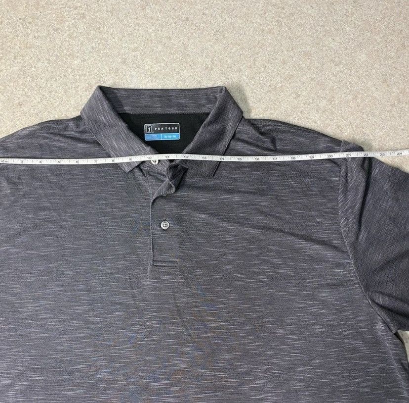 PGA Tour PGA Tour Polo Shirt, Men's Gray Moisture Wicking Golf XL NWT Size US XL / EU 56 / 4 - 3 Thumbnail