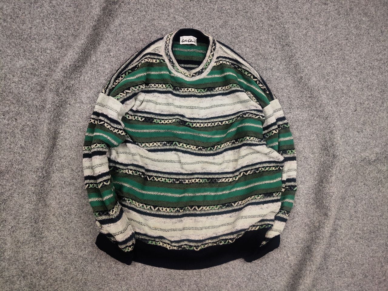 Carlo Colucci Vintage 90's Carlo Colucci Coogi Knit Kapital Style sweater Size US L / EU 52-54 / 3 - 1 Thumbnail