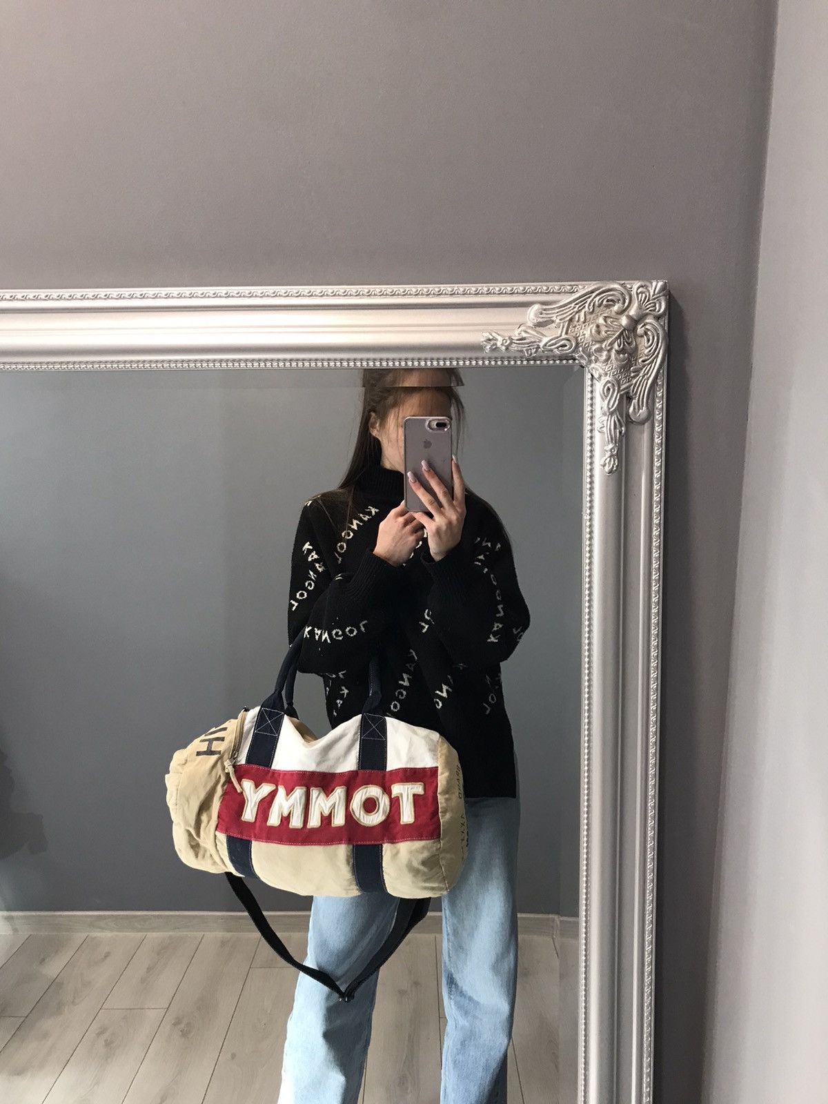 Streetwear Tommy Hilfiger Vintage TOMMY HILFIGER SPORT BAG BARREL BAG VINTAGE TOTE BAG 90s Grailed