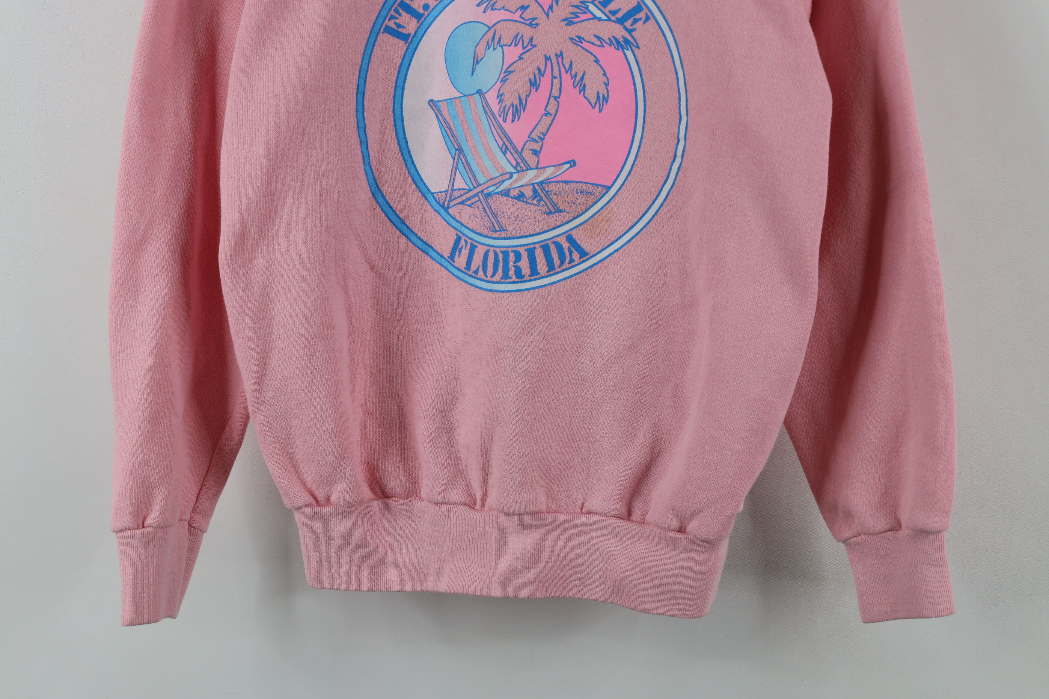 Vintage Vintage 70s Streetwear Ft Lauderdale Florida Sweatshirt USA Size L / US 10 / IT 46 - 3 Thumbnail