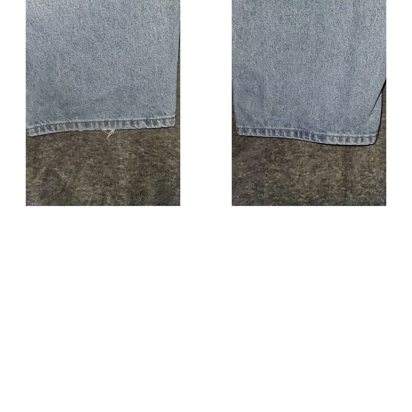 Nautica VINTAGE Nautica Relaxed Straight Carpenter Jeans Mens 34x30 90s Y2K Blue Denim Distressed Pockets Easy Care Regular Inseam 28"} Size US 34 / EU 50 - 9 Thumbnail