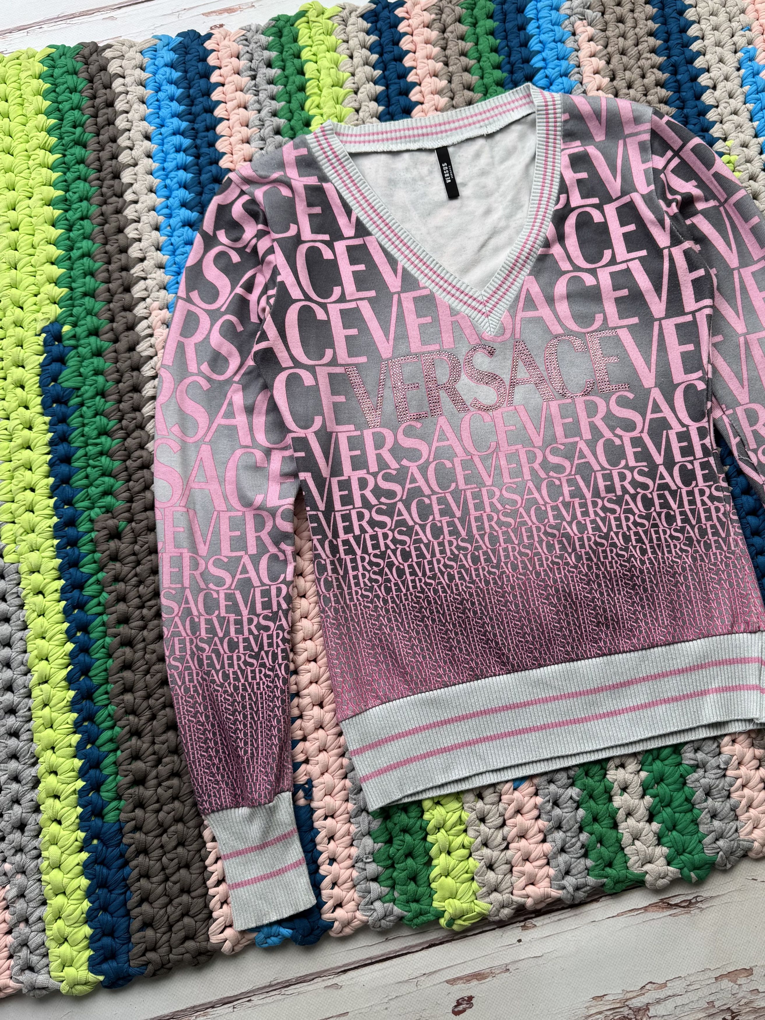 Versus Versace Versus Versace Vintage Sweater (D10)(V321) Size S / US 4 / IT 40 - 2 Thumbnail