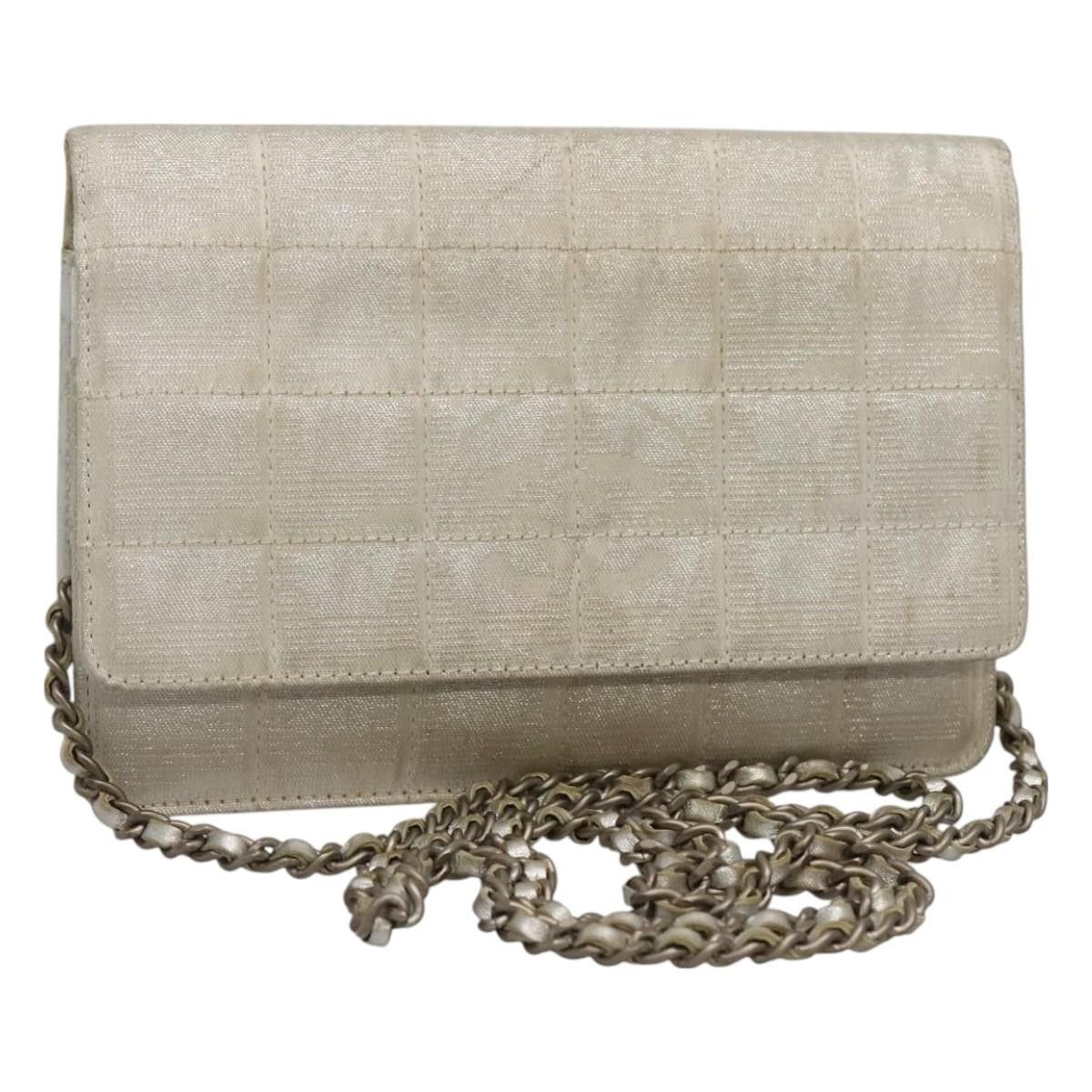 Chanel Chanel Travel Line Wallet on Chain Quilted Nylon Size ONE SIZE - 1 Thumbnail